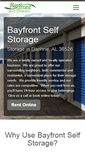 Mobile Screenshot of bayfrontselfstorage.com